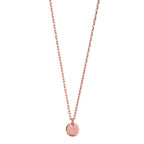Collar Plata Rosa Dorado 40-45 cm
