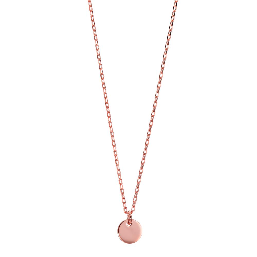 Collar Plata Rosa Dorado 40-45 cm