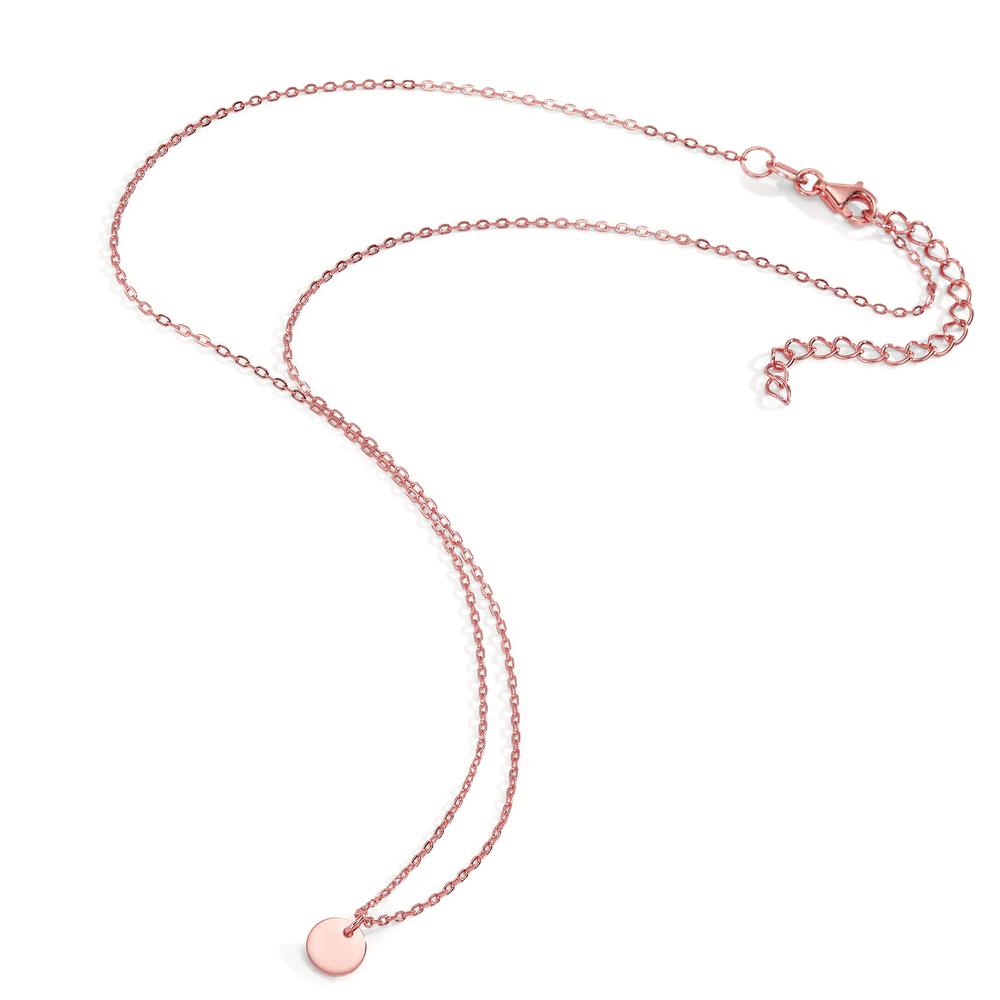 Collar Plata Rosa Dorado 40-45 cm
