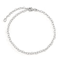Pulsera Plata Rodio plateado Corazón
