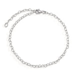 Pulsera Plata Rodio plateado Corazón