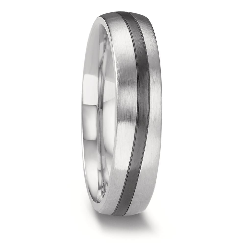 Anillo de pareja Oro blanco de 585/14 kt., Circonio