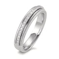Anillo de dedo 750/oro blanco de 18 quilates Diamante 0.21 ct, 23 piedras, [Brillant], w-si