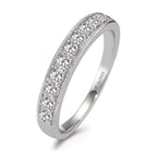 Anillo de memoria 750/oro blanco de 18 quilates Diamante 0.35 ct, 10 piedras, w-si