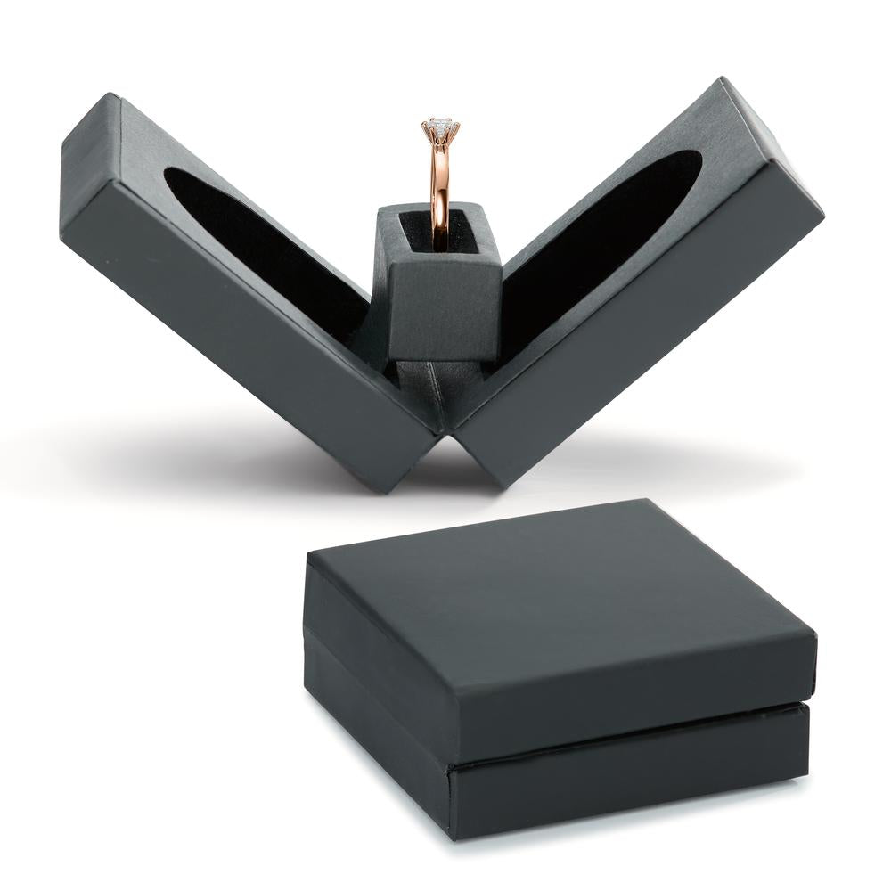 Anillo solitario 750/oro rojo de 18 quilates Diamante blanco, 0.20 ct, [Brillant], w-si