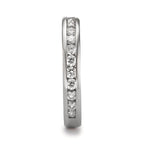 Anillo de memoria 750/oro blanco de 18 quilates Diamante 0.51 ct, 15 piedras, w-si