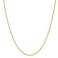 Collar 750/oro amarillo de 18 quilates 45 cm