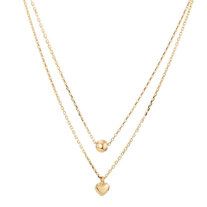 Collar Oro amarillo de 585/14 kt. Corazón 42-45 cm