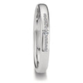 Anillo de pareja 750/oro blanco de 18 quilates Diamante 0.08 ct, 11 piedras, tw-vsi