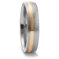 Anillo de pareja Titanio, 750/oro amarillo de 18 quilates