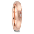 Anillo de pareja 750/oro rosa de 18 quilates Diamante 0.032 ct, 7 piedras, w-si