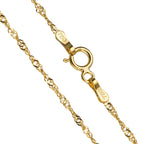 Collar 750/oro amarillo de 18 quilates