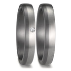 Anillo de pareja 999 tantalio, 950 platino