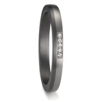 Anillo de pareja 999 tantalio, 950 platino Diamante 0.035 ct, 5 piedras, w-si
