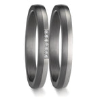 Anillo de pareja 999 tantalio, 950 platino