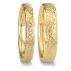 Anillo de pareja 750/oro amarillo de 18 quilates