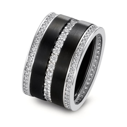 Juego de anillos Circonita