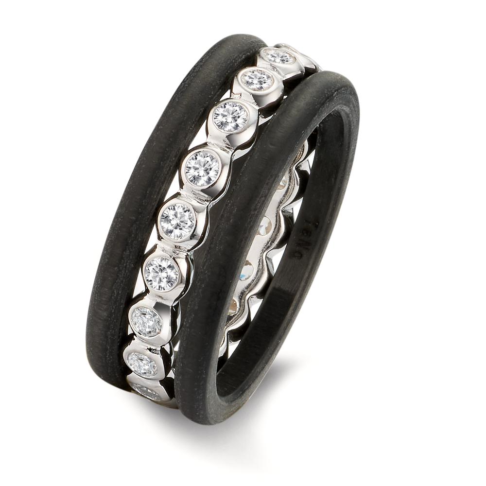 Juego de anillos Circonita