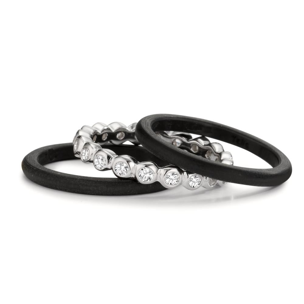 Juego de anillos Circonita