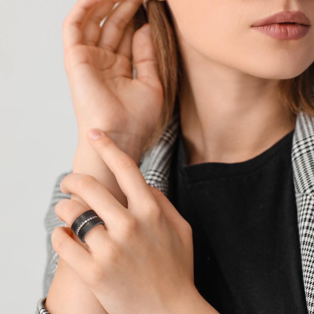 Juego de anillos Circonita