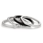 Juego de anillos Circonita