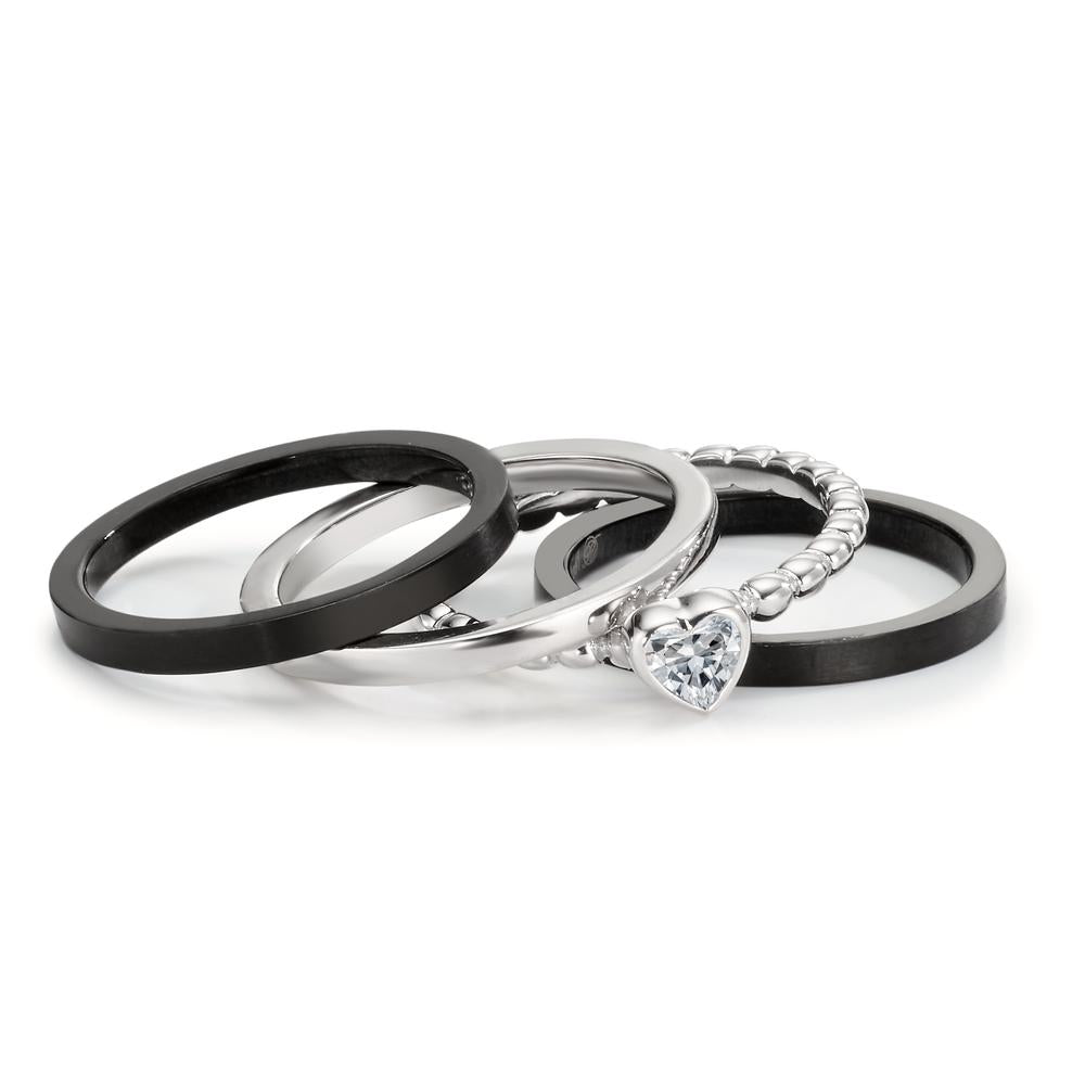 Juego de anillos Circonita