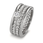 Juego de anillos Circonita