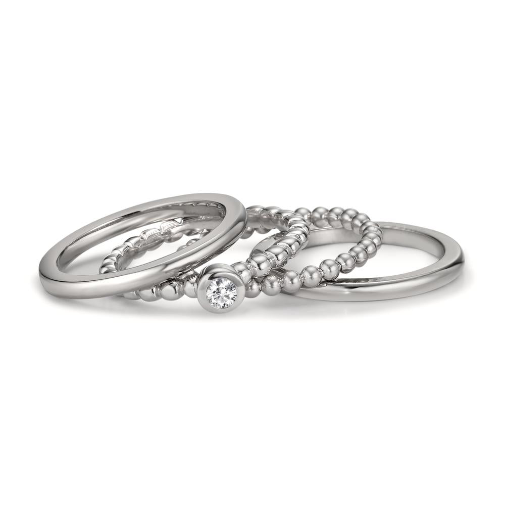 Juego de anillos Circonita