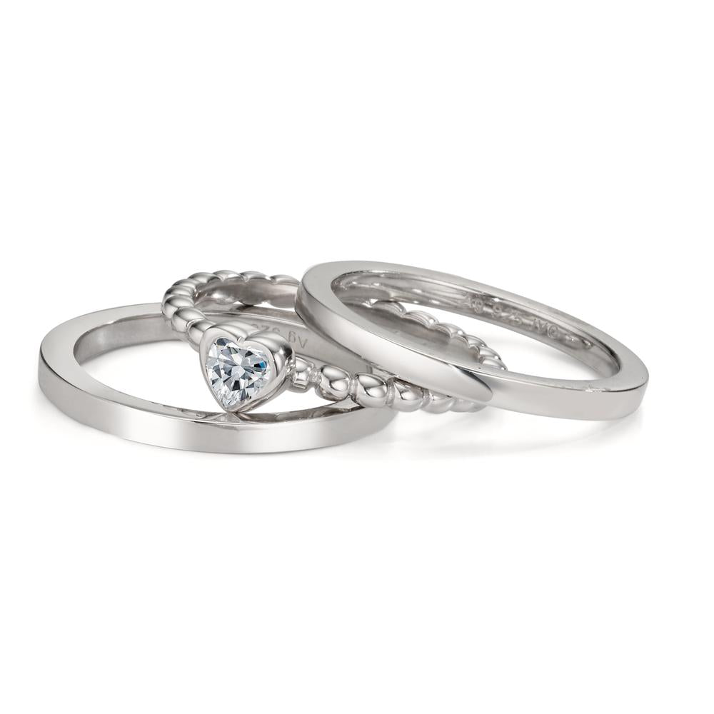 Juego de anillos Circonita