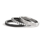 Juego de anillos Circonita
