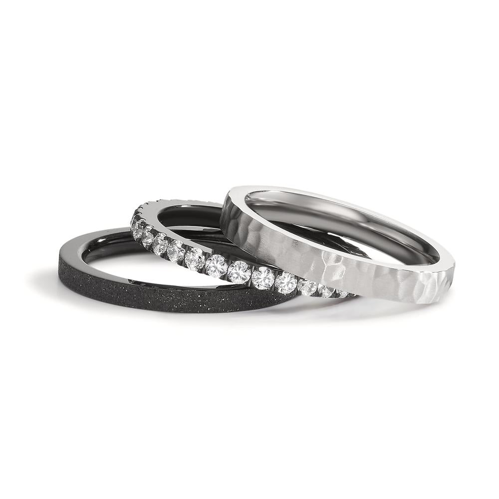 Juego de anillos Circonita