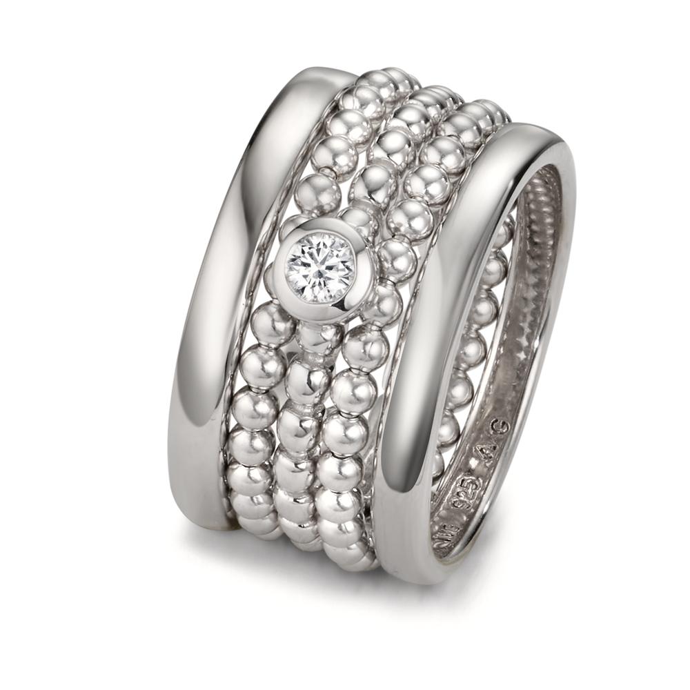 Juego de anillos Circonita