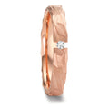 Anillo de pareja 750/oro rojo de 18 quilates Diamante 0.05 ct, w-si