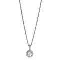 Collar 750/oro blanco de 18 quilates Diamante 0.24 ct, w-si 40-42 cm