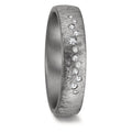 Anillo de pareja 999 tantalio Diamante 0.104 ct, 12 piedras, w-si
