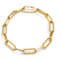 Pulsera Acero inoxidable Amarillo Recubierto de IP