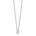 Collar 750/oro blanco de 18 quilates Diamante 0.15 ct, w-si 40-42 cm