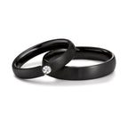 Anillo de pareja Circonio Diamante 0.09 ct, w-si