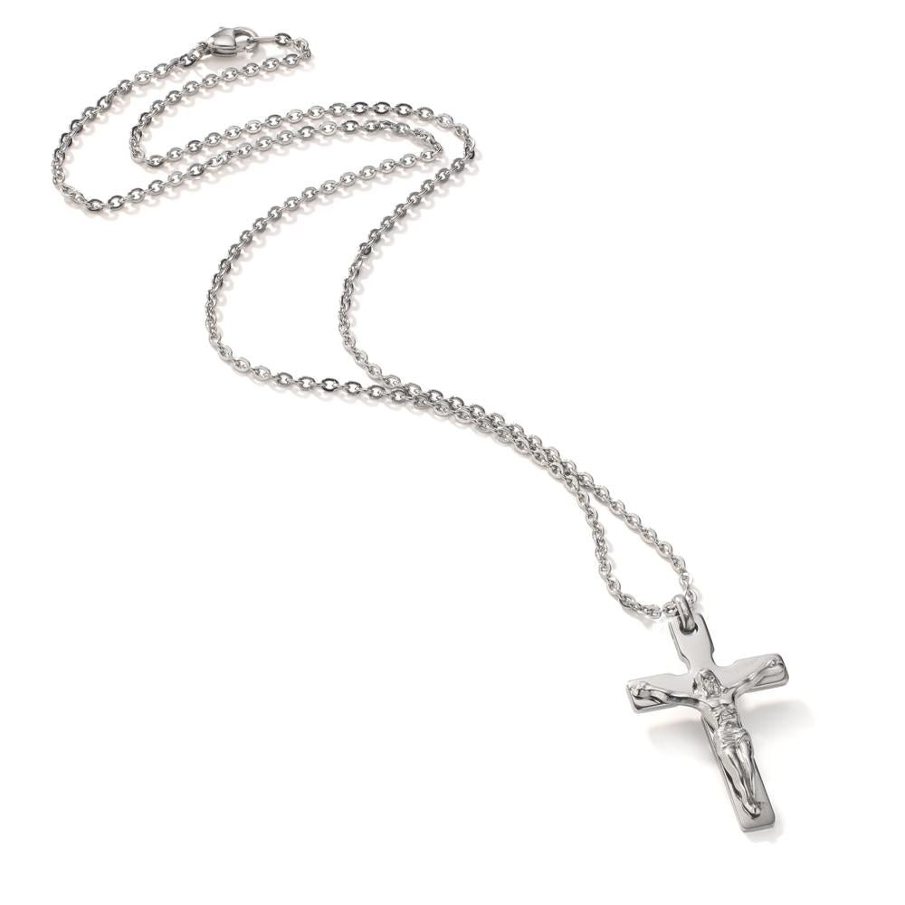 Collar Acero inoxidable Cruz 50 cm
