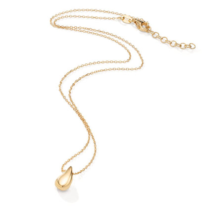 Collar Plata Amarillo Dorado 42-45 cm