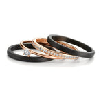 Juego de anillos Diamante