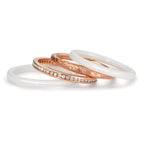 Juego de anillos Diamante