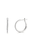 Aro con bisagra 750/oro blanco de 18 quilates Diamante 0.185 ct, 50 piedras, w-si