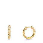 Aro con bisagra 750/oro amarillo de 18 quilates