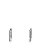 Aro con bisagra 750/oro blanco de 18 quilates Diamante 0.13 ct, w-si