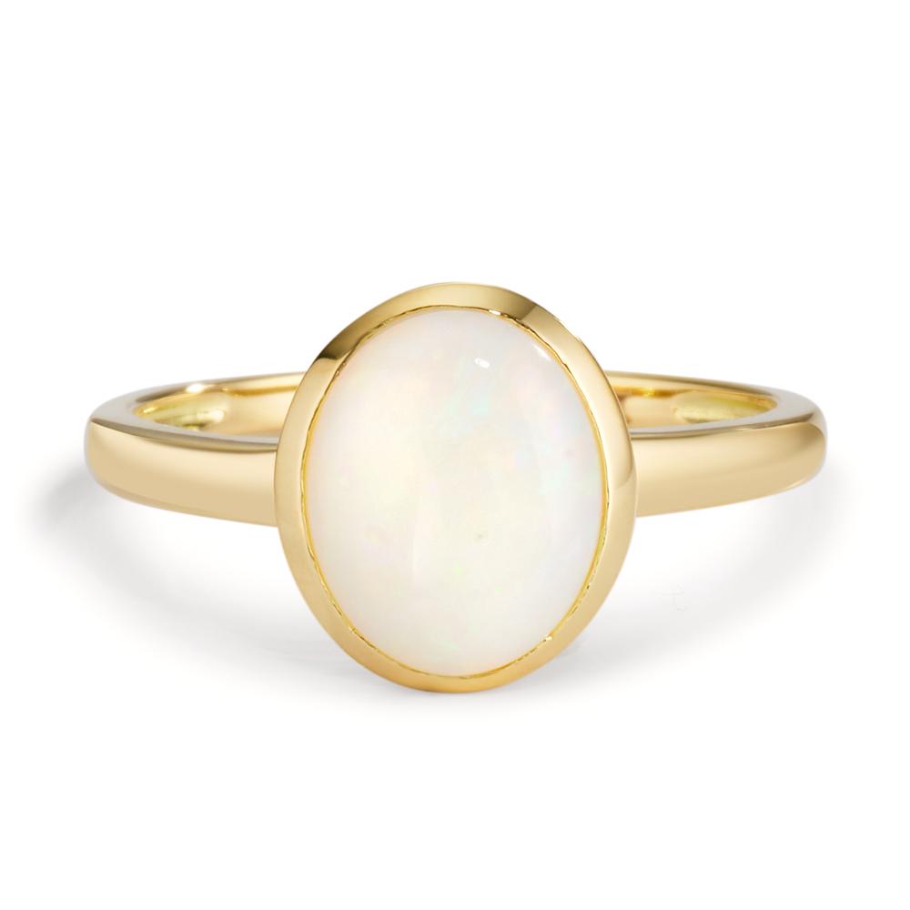 Anillo de dedo 750/oro amarillo de 18 quilates Ópalo