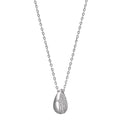 Collar Plata Circonita Rodio plateado 40-45 cm
