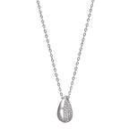 Collar Plata Circonita Rodio plateado 40-45 cm