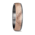 Anillo de pareja 999 tantalio, oro rosa de 585/14 kt