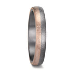 Anillo de pareja 999 tantalio, oro rosa de 585/14 kt